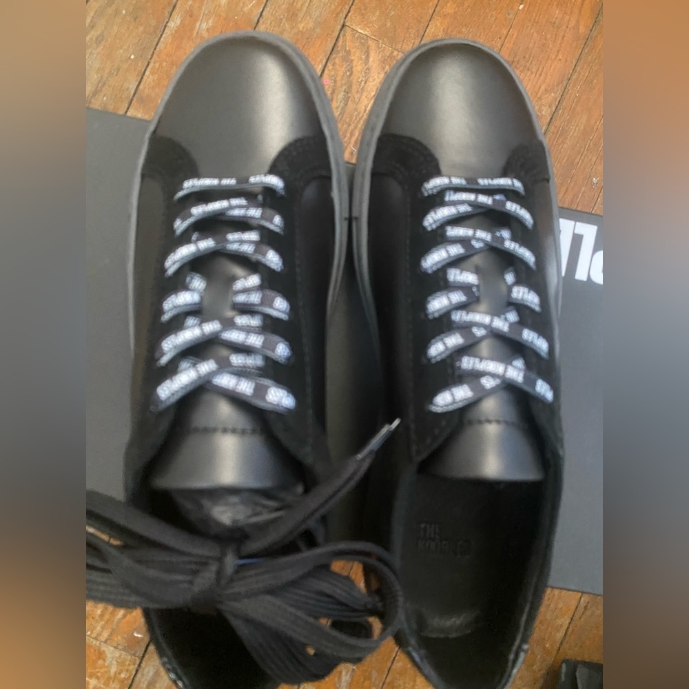 The Kooples Black Sneakers with Logo Laces - Picture 6 of 8
